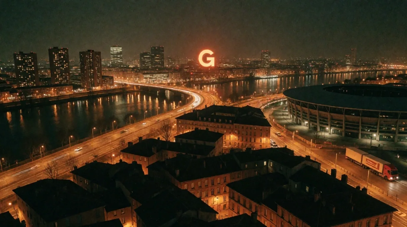 Toulouse nocturne, hub de routage Quorixas